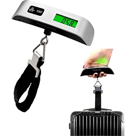 Digital Luggage Scale for Suitcase, Up to 50kg for Travel, Small Portable Travel Scale, Luggage Travel Scale, Luggage Scale (1/5)