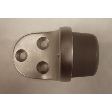 Butoir de porte lourde aluminium argent diamètre 37 mm hauteur 47 mm - GEZE