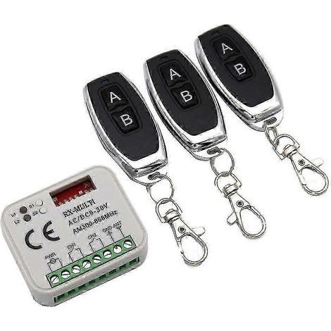 Garage Gate Remote Receiver 433 868mhz Rx Multi 300-900mhz Ac/dc 9-30v Receiver With Remote Control (1/5)