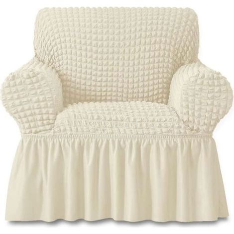 HONTTOR 1-Sitzer-Sofa-Bezug – strapazierfähig – hochelastisch – Größe S – beige