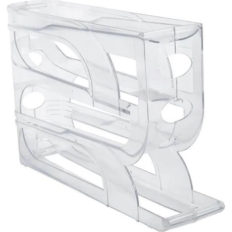 Porte-œufs à défilement automatique, panier à œufs, distributeur d'œufs transparent pour réfrigérateur, cuisine et maison (1/5)