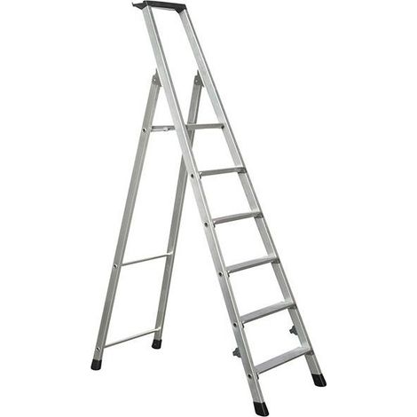 ZARGES, Escabeau à marches pliables, accessible d'un côté, (1/5)