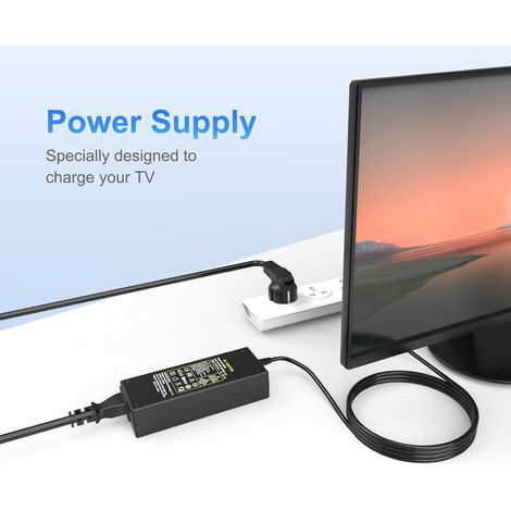 Chargeur 19.5V 90W Alimentation Compatible avec Sony Bravia TV KDL-24 KDL-32 KDL-40 KDL-42 KDL-48 W600B W650A W705C KDL32W700B KDL48W600B KDL48W590B KDL55W650D LED LCD écran Adaptateur Charger (1/4)