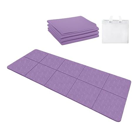 Yoga Mat 183 x 61 x 0.6 cm Fitness Mat Carry Bag Pilates Sports (1/5)
