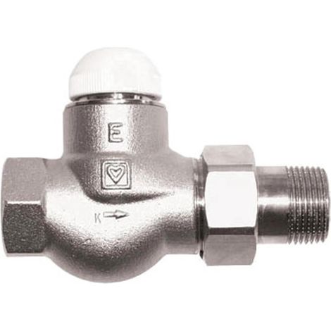 Valvola termostatica Herz ts-e flusso aumentato compatibile teste (1/2)