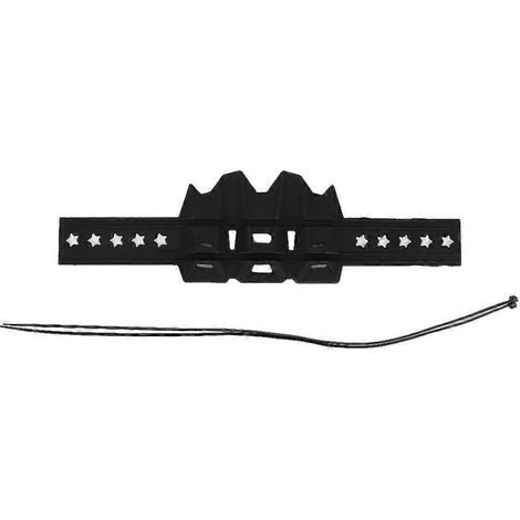 Protection thermique universelle en silicone pour pot d'échappement de moto (noir) (1/4)