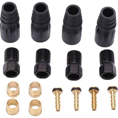Kit câble de frein à disque antirouille, dur élevé, tuyau de frein olive plastique cuivre portable pour durite hydraulique 5.4mm (1/5)