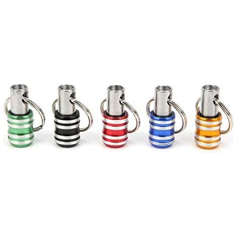 Porte-embouts de tournevis porte-clés en aluminium, porte-embouts portable à 3 fentes, perceuse 1/4 pouce (1/5)