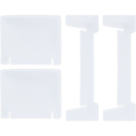 Moule en résine époxy pour cristal à faire soi-même, support de rangement, étagère de bureau, boîte de rangement pour DVD, moule en silicone (1/5)