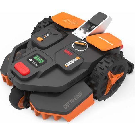 Worx – Robot tondeuse automatique WR202E – Caméra IA pour jardins jusqu'à 250 m² – Système de coupe mulching – Moteur sans balais (1/5)