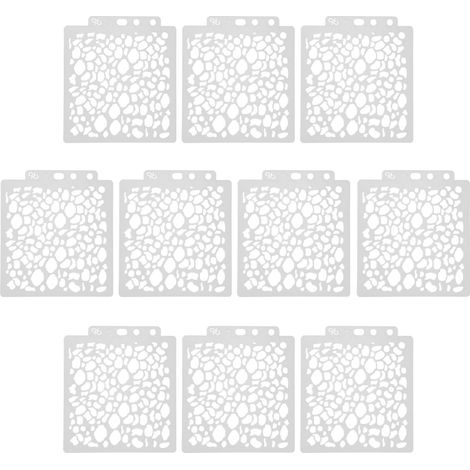 10 Gabarits de Découpe Réutilisables en PET 14x12,8cm pour Peinture et Gaufrage S137 (1/5)