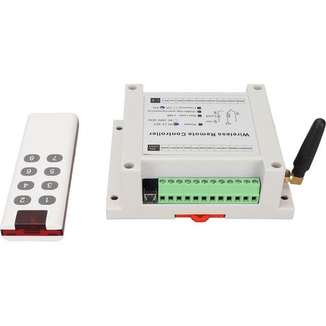 Module Relais 8 Canaux 8CH 10A DC 12V‑36V pour Commutateur Radio Télécommande Contrôle Lampes (1/5)