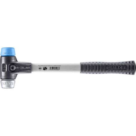 Hammer HALDER SIMPLEX TPE weich / Weichmetall mit verstärktem Tempergussgehäuse und Glasfaserstiel - D=30 mm - 3719.030 (1/5)