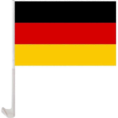 45 x 30 cm Deutsche Autoflagge, Auto-Fensterflagge-Black (1/5)