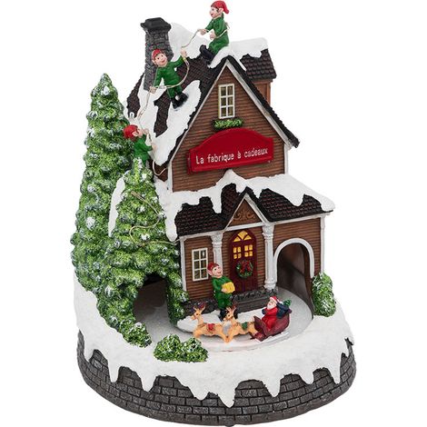 Village de Noël Fabrique à cadeaux lumineux (1/5)