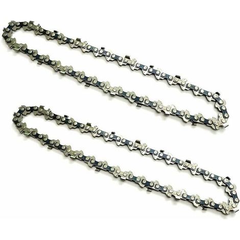 2Pièces 6 pouces chaînes de scie à chaîne pour mini tronçonneuse rechargeable à main chain,Pas de la chaîne1/4,Jauge de la chaîne 0.043/1.1mm,Maillons d'entraînement 37DL,Longueur de coupe utile15cm,d (1/5)