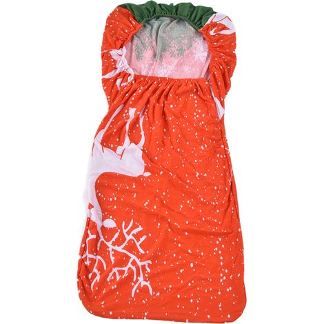 Elastischer Stuhlbezug für Weihnachtsfeiern, Silvesterdekoration, Hirschmuster, kompletter Bezug, Familienset.