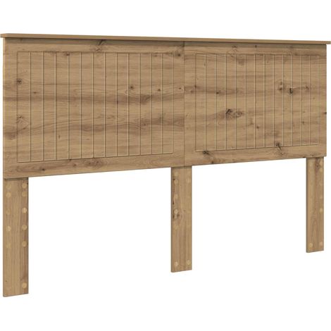 Tête de Lit Armoire de Tête de Lit - Chêne artisanal 160 cm Bois d'ingénierie fr21635 (1/5)