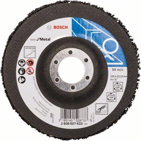 Bosch PRO N377 Reinigungsscheibe, 125 mm, 22.23 mm