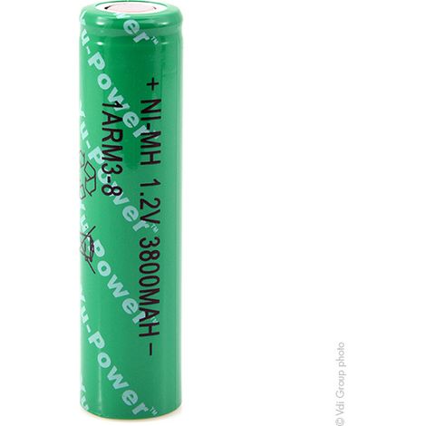 Yuasa - Accus NiMH ls 7/5A 1ARM3-8 1.2V 3800mAh (1/4)