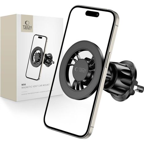 SOPORTE MAGNÉTICO PARA COCHE TECH-PROTECT N56 MAGSAFE PARA VENTILACIÓN, NEGRO