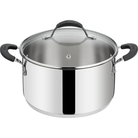 Lagostina Casseruola Tempra Fonda con Coperchio Acciaio lnox (1/5)