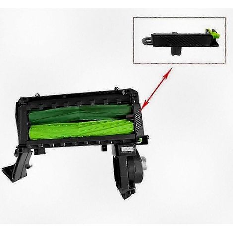 Module de tête de nettoyage et loquet de porte pour iRobot Roomba série EIJ, compatible avec les modèles E5, E6, I2, I3, I4, I5, I6, I7, I8, J5, J6, J7 et J.