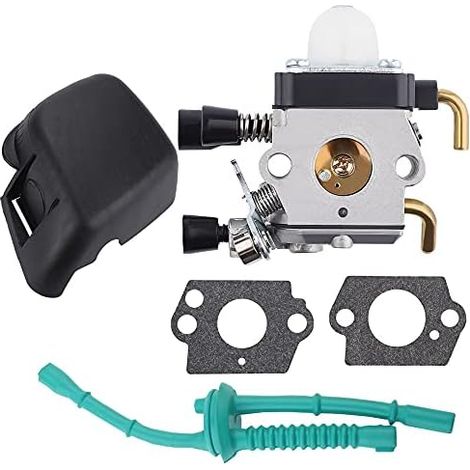 VURAHOME - Carburateur pour FS38 FS45 FS46 FS55 FS55R KM55 HL45 HS45 FC55 FS45C FS46C KM55R FS55C FS55RC Coupe-herbe avec Couvercle de Filtre à Air Tube Carburant C1Q-S97 carburateur (1/5)