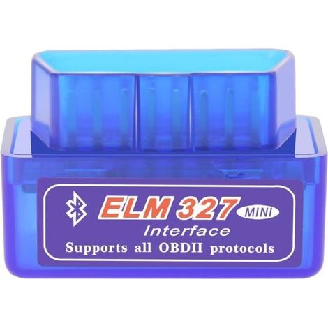 JDiag Mini ELM327 Bluetooth OBDII Scanner de Diagnostic Super Mini Elm 327 Lecteur de Code obd2 Outil de Balayage de Moteur (X) (1/4)