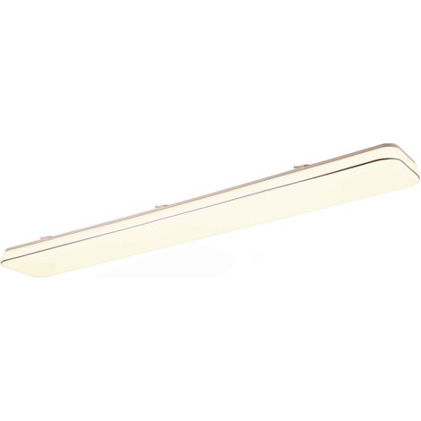 Plafoniera LED rettangolare, bianco, L120 cm, Blanca (1/5)