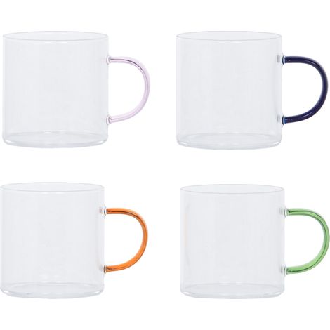Table Passion - Coffret de 4 mugs en verre LUMA 30 cl (1/2)