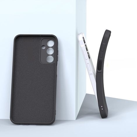 Étui pour Samsung Galaxy M15 5G, Silicone Lite, Noir (1/3)