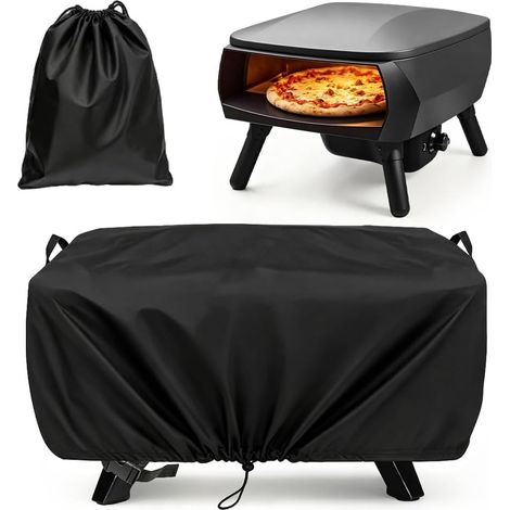 Housse de Protection pour Four à Pizza, Housse pour Four à Pizza pour 90347, Tissu Oxford 420D, Imperméable et Résistant aux Intempéries avec Cordon de Serrage Réglable (62 x 62 x 28 cm) (1/5)