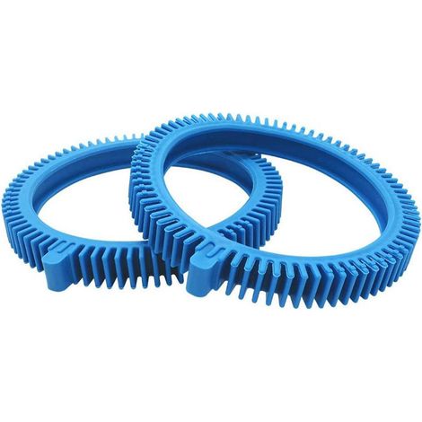 Lot de 2 pièces pour pneu avant bleu 896584000-143 avec nettoyeur de bosse, 2 rouleaux de pression et 4 rouleaux de pression