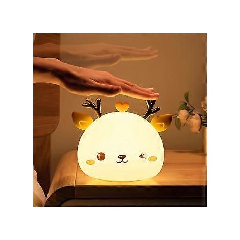 Veilleuse mignonne, veilleuse animal mignonne avec port USB