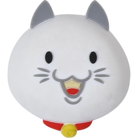 Protection Poignee Porte Poignée De Porte De Dessin Animé Coussin Anti-Collision Protecteur Mural D'Aspiration De Porte Autocollant En Silicone Silencieux 2Pièces,Chat