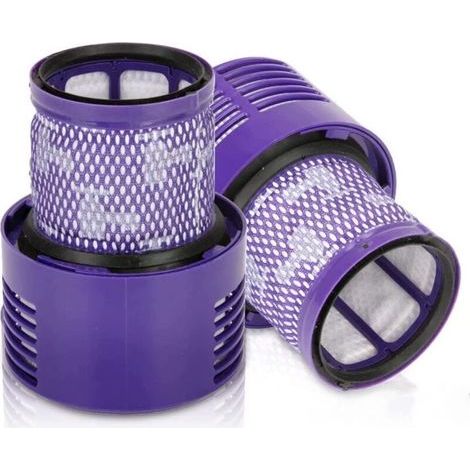 Filtre pour Dyson V10 SV12,2 Filtres pour Dyson Cyclone V10 SV12 Series Aspirateurs V10 Absolute Animal Motorhead Total Clean, 2 Pack Filtre Lavable de Rempalcement Pièce Dyson DY-969082-01 (1/5)
