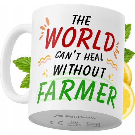 Taza de café/té divertida con diseño de texto humorístico para granjeros. Taza ideal para cumpleaños, santos y días festivos. Taza premium para ocasiones especiales en casa, la oficina o el trabajo. C (1/5)