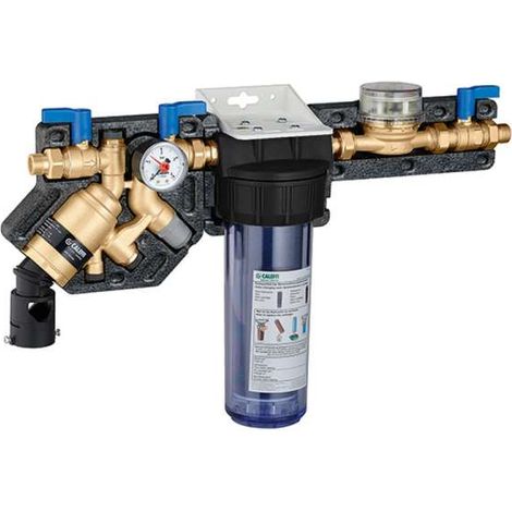 Caleffi FüllKombi BA Plus 1,50 Liter Automatische Füllarmatur und Entsalzungeinheit 2x1/2" AG 580023