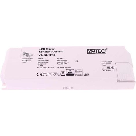 Led Driver CC Corrente Costante 1200mA 30V-42VDC Per Alimentare Led Max 50W
