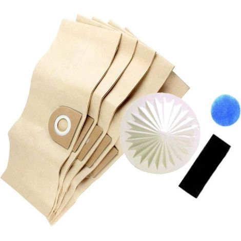 Lot de 5 Sacs et filtres pour aspirateur Vax 6131 7131 6151SX 5120 8131