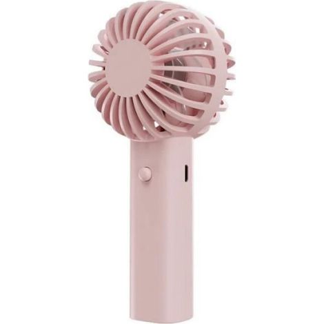 Mini ventilateur - Piles AA - Vitesse Réglable - Portable - Rose - 12 X 12 X 15 Cm - 350 G - 1 Pièce