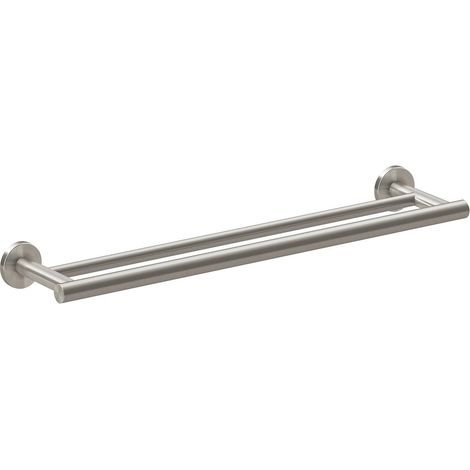 COSMIC Towel rack, Brushed stainless steel, ARCHITECT S+ Collection