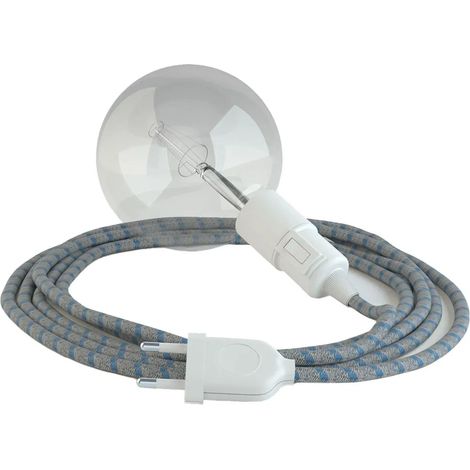 Pendelleuchte creative cables rd55 stripes Textilkabel 5 Meter (1/3)