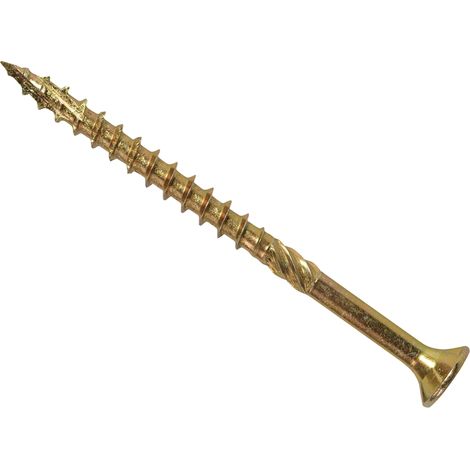 ForgeFix FFP330Y ForgeFast Pozi Compatible Elite Performance Wood Screw ZY 3.0 x 30mm Box 200 FORFFP330Y