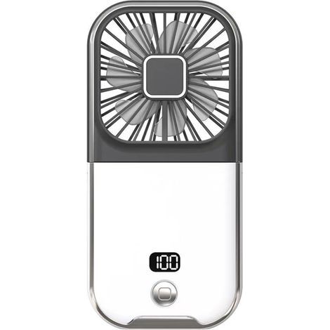 Mini ventilateur, petit ventilateur à piles, ventilateur portable avec chargeur USB, mini ventilateur de bureau à main (1/4)
