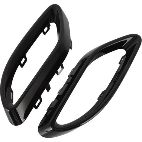 Embouts d'échappement noir brillant - compatibles avec Mercedes-Benz CE, GLC, CLS, W177, W247, W205, W213, X253, C257 - installation facile (1/5)