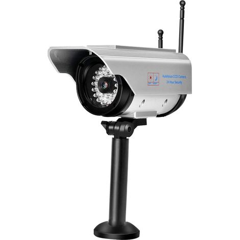 Applicable Camera Factice, Caméra De Sécurité Factice À Énergie Solaire, Caméra De Surveillance Antivol Extérieure Étanche en Forme De Balle avec Flash LED, Adaptée À La Maison Et À La Location (1/5)