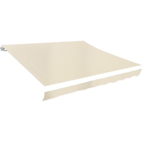 Toile d'auvent Style Moderne - Recouvrement de remplacement - Crème 3 x 2,5 m (cadre non inclus) Chic-669359 (1/3)