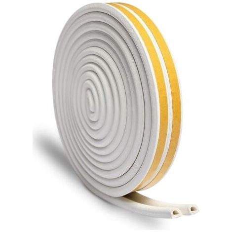 Bandes d'étanchéité pour portes et fenêtres - bandes d'isolation chaude et froide et coupe-vent, insonorisées et coupe-vent 250 × 2 cm (2 pièces) (1/5)